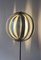 Lámpara de pie de metal cromado con pantalla ajustable atribuida a Verner Panton, años 70, Imagen 7