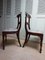 19th Century Regency Mahogany Cornucopia Dining Chairs, Set of 2 5