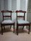 19th Century Regency Mahogany Cornucopia Dining Chairs, Set of 2 1