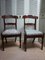 19th Century Regency Mahogany Cornucopia Dining Chairs, Set of 2, Image 1