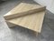 Triangular Travertine Coffee Tables attributed to Up & Up, 1970s, Set of 2 4