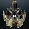 Mid-Century Ice Murano Glass Chandelier, Italy, 1970s, Image 7