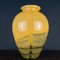 Gelbe Vase aus Muranoglas, Italien, 1970er 7