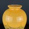 Vase en Verre de Murano Jaune, Italie, 1970s 11