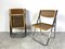 Vintage Rattan Folding Chairs, 1970s, Set of 4, Image 2