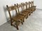 Vintage Oak Spanish Dining Chairs, 1950s, Set of 6, Image 7