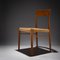 Teak Wood Dining Chairs with Wicker by Henning Kjaernulf for Koruo Stolefabrik, Denmark, 1960s, Set of 2 3