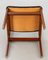 Vintage Dining Chairs in Teak and Vinyl, Set of 6, Image 4
