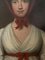 Ritratto di giovane donna inglese, XIX secolo, Olio su tela, con cornice, Immagine 6