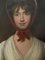 Retrato de una joven inglesa, del siglo XIX, óleo sobre lienzo, enmarcado, Imagen 3