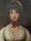 Ritratto di giovane donna inglese, XIX secolo, Olio su tela, con cornice, Immagine 4