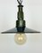 Industrial Blue Enamel Military Pendant Lamp with Cast Aluminium Top, 1960s, Image 8