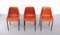 Kare Stich Leather Chairs, Germany, 1987, Set of 3 2