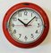 Vintage Red Citizen Maritime Wall Clock, 1990s 7