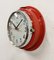 Vintage Red Citizen Maritime Wall Clock, 1990s 5