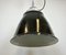 Industrial Black Enamel Factory Pendant Lamp from Elektrosvit, 1960s, Image 9