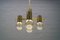 Vintage Deckenlampe mit Vier Leuchten von Gaetano Sciolari 8