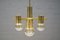 Vintage 4-Armed Ceiling Light by Gaetano Sciolari 6