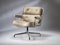 Time Life Lobby Desk Chair in Latte Leather by Eames for Herman Miller, 1980s 1