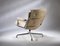 Time Life Lobby Desk Chair in Latte Leather by Eames for Herman Miller, 1980s 4