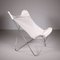 Silla Tripolina de Textil Blanco, Imagen 6