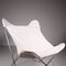 Tripolina Stuhl aus weißem Textil 3