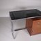 Functionalist Tubular Metal, Wood and Glass Top Desk by Osvaldo Borsani 2