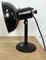 Lampe de Bureau Photo Vintage Noire en Émail, 1950s 7