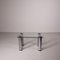 Vintage Glass and Steel Table 4