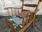 Divano e sedia imbottiti in quercia, anni '50, set di 2, Immagine 22