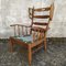 Divano e sedia imbottiti in quercia, anni '50, set di 2, Immagine 18