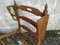 Divano e sedia imbottiti in quercia, anni '50, set di 2, Immagine 5