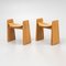 Pine Jonte Stools by Gilbert Marklund for Furusnickarn Ab, 1970s, Set of 2 1