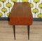 Small Teak Drawer Chest of Drawers on Delicate Metal Legs 6