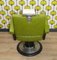 Vintage Greiner Hairdressing Chair in Bright Green Chrome 3