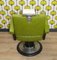 Vintage Greiner Hairdressing Chair in Bright Green Chrome, Image 3
