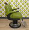 Vintage Greiner Hairdressing Chair in Bright Green Chrome, Image 7