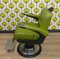 Vintage Greiner Hairdressing Chair in Bright Green Chrome 2