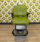 Vintage Greiner Hairdressing Chair in Bright Green Chrome 6