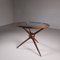 Mid-Century Tisch aus Holz & Glas 3