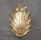 Golden Murano Glass and Brass Wall Light, 1990s, Image 1