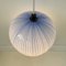 Stripe Pendant Lamp attributed to Massimo Vignelli for Venini, Italy, 1960s, Image 3