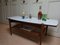 Tavolino da caffè in teak, formica e vimini di Louis van Teeffelen, Olanda, anni '60, Immagine 16