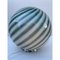 Milky-Green Sphere Swirl Table Lamp in Murano Glass by Simoeng, Image 2