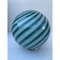 Milky-Green Sphere Swirl Table Lamp in Murano Glass by Simoeng, Image 1