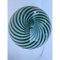 Milchig-grüne Sphere Swirl Tischlampe aus Muranoglas von Simoeng 3