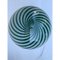 Milky-Green Sphere Swirl Table Lamp in Murano Glass by Simoeng 3