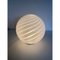 Murano Spiral White Murano Glass Table Lamp by Simoeng 2