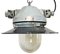 Grey Cast Aluminium Explosion Proof Lamp with Enameled Shade from Elektrosvit, 1970s, Image 1