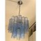 Sky-Blue Trunci Murano Glass Chandelier in Venini Style by Simoeng 8